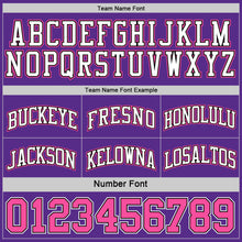 Load image into Gallery viewer, Custom Purple Pink Black-White Reversible Double Side Sublimation Basketball Suit Jersey