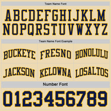 Load image into Gallery viewer, Custom Reversible Navy Gold Double Side Sublimation Basketball Suit Jersey