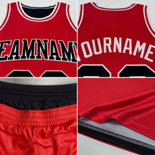 Load image into Gallery viewer, Custom Reversible Navy Neon Green Double Side Sublimation Basketball Suit Jersey