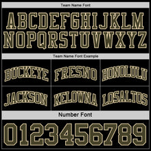 Load image into Gallery viewer, Custom Reversible Black Olive-Cream Double Side Sublimation Basketball Suit Jersey