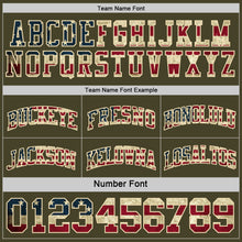 Load image into Gallery viewer, Custom Reversible Black Vintage USA Flag Cream-Maroon Double Side Sublimation Basketball Suit Jersey