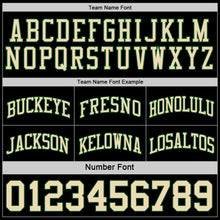 Load image into Gallery viewer, Custom Reversible Black Cream-Green Double Side Sublimation Basketball Suit Jersey