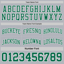 Load image into Gallery viewer, Custom Reversible Black Kelly Green-White Double Side Sublimation Basketball Suit Jersey