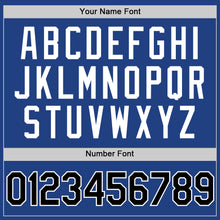 Load image into Gallery viewer, Custom Royal Black-White Authentic Throwback Baseball Jersey