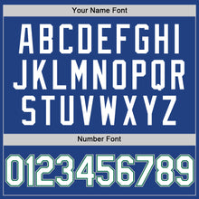 Load image into Gallery viewer, Custom Royal Kelly Green-Gray Authentic Throwback Baseball Jersey