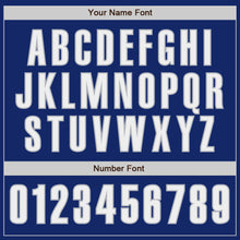 Load image into Gallery viewer, Custom Royal White-Gray Authentic Baseball Jersey