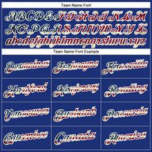 Load image into Gallery viewer, Custom Stitched Royal Vintage USA Flag-White Sports Pullover Sweatshirt Hoodie