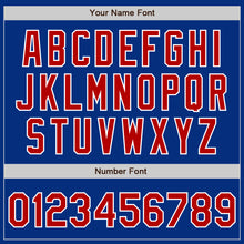 Load image into Gallery viewer, Custom Royal Red-White Authentic Baseball Jersey