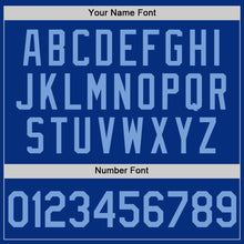 Load image into Gallery viewer, Custom Royal Light Blue Authentic Throwback Basketball Jersey