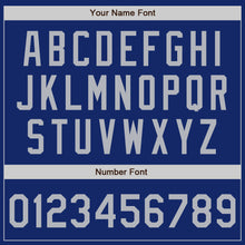 Load image into Gallery viewer, Custom Royal Gray Authentic Baseball Jersey