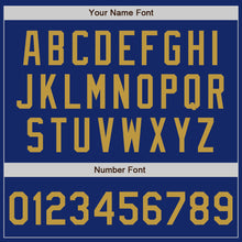 Load image into Gallery viewer, Custom Royal Old Gold Authentic Baseball Jersey