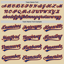 Load image into Gallery viewer, Custom Sand Royal-Orange Authentic Baseball Jersey