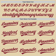 Load image into Gallery viewer, Custom Sand Crimson Authentic Baseball Jersey