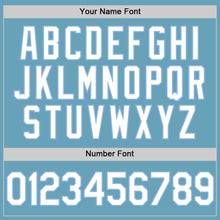 Load image into Gallery viewer, Custom Shadow Blue White-Light Blue Authentic Baseball Jersey