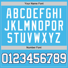 Load image into Gallery viewer, Custom Sky Blue White-Navy Authentic Basketball Jersey