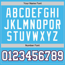 Load image into Gallery viewer, Custom Sky Blue White Royal-Red Authentic Basketball Jersey