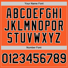 Load image into Gallery viewer, Custom Orange Black-White Authentic Sleeveless Baseball Jersey