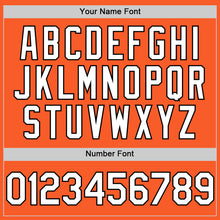 Load image into Gallery viewer, Custom Orange White-Black Authentic Sleeveless Baseball Jersey