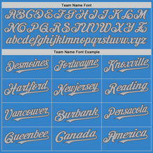 Load image into Gallery viewer, Custom Powder Blue Gray-Steel Gray Authentic Sleeveless Baseball Jersey