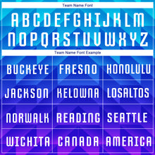 Load image into Gallery viewer, Custom Royal White Light Blue-Hot Pink Sublimation Soccer Uniform Jersey