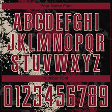 Load image into Gallery viewer, Custom Black Crimson-Cream Sublimation Soccer Uniform Jersey