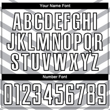 Load image into Gallery viewer, Custom Gray White-Black Arrow Shapes Sublimation Soccer Uniform Jersey