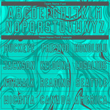 Load image into Gallery viewer, Custom Aqua Steel Gray Abstract Fluid Sublimation Soccer Uniform Jersey