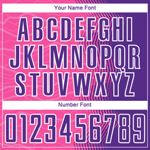 Load image into Gallery viewer, Custom Pink Purple-White Gradient Arrow Sublimation Soccer Uniform Jersey