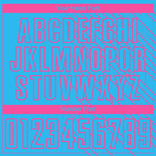 Load image into Gallery viewer, Custom Sky Blue Pink Lines Sublimation Soccer Uniform Jersey