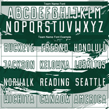 Load image into Gallery viewer, Custom Green White Sublimation Soccer Uniform Jersey