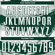 Load image into Gallery viewer, Custom Green White Sublimation Soccer Uniform Jersey