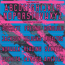 Load image into Gallery viewer, Custom Powder Blue Pink-White Sublimation Soccer Uniform Jersey