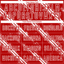 Load image into Gallery viewer, Custom Red White Sublimation Soccer Uniform Jersey