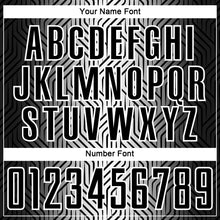 Load image into Gallery viewer, Custom Black White Lines Sublimation Soccer Uniform Jersey