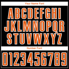 Load image into Gallery viewer, Custom Black Bay Orange-White African Pattern Sublimation Soccer Uniform Jersey