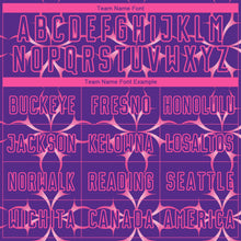 Load image into Gallery viewer, Custom Purple Pink Damask Pattern Sublimation Soccer Uniform Jersey