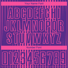 Load image into Gallery viewer, Custom Purple Pink Lines Sublimation Soccer Uniform Jersey