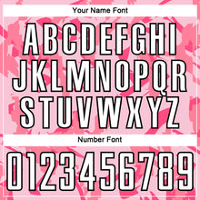 Load image into Gallery viewer, Custom Light Pink Black-Pink Abstract Geometric Pattern Sublimation Soccer Uniform Jersey