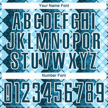 Load image into Gallery viewer, Custom US Navy Blue White Geometric Shapes Sublimation Soccer Uniform Jersey