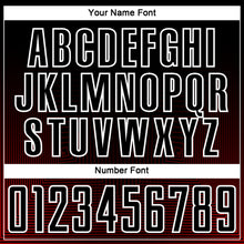 Load image into Gallery viewer, Custom Black Red-White Geometric Lines Sublimation Soccer Uniform Jersey