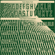 Load image into Gallery viewer, Custom Green Cream Lines Sublimation Soccer Uniform Jersey