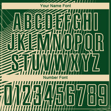 Load image into Gallery viewer, Custom Green Cream Lines Sublimation Soccer Uniform Jersey