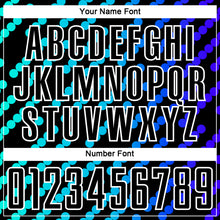 Load image into Gallery viewer, Custom Black Sky Blue-Royal Lines Sublimation Soccer Uniform Jersey