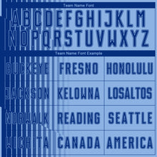 Load image into Gallery viewer, Custom Light Blue Royal Lines Sublimation Soccer Uniform Jersey