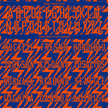 Load image into Gallery viewer, Custom Orange Royal Lightning Sublimation Soccer Uniform Jersey