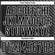 Load image into Gallery viewer, Custom Black White Geometric Shapes Sublimation Soccer Uniform Jersey