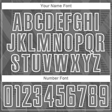 Load image into Gallery viewer, Custom Gray White Geometric Shapes Sublimation Soccer Uniform Jersey