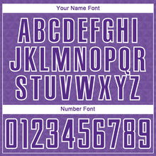 Load image into Gallery viewer, Custom Purple White Diagonal Lines Sublimation Soccer Uniform Jersey