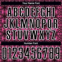 Load image into Gallery viewer, Custom Pink Black-White Geometric Shapes Sublimation Soccer Uniform Jersey