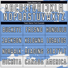 Load image into Gallery viewer, Custom Light Blue White-Black Abstract Fragment Art Sublimation Soccer Uniform Jersey